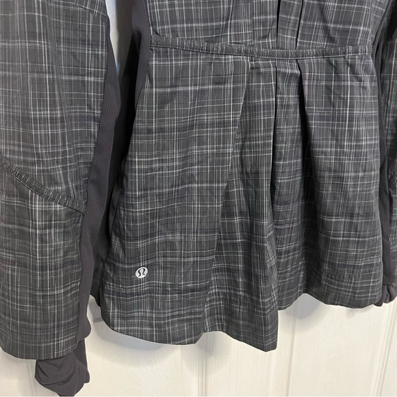 Lululemon Grey Plaid Jacket - Picture 5 of 6